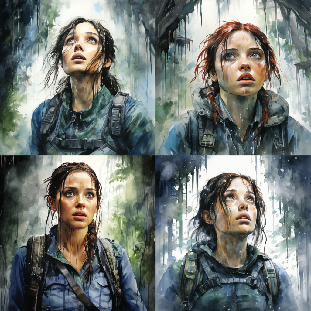 Midjourney V6 - Watercolour painting