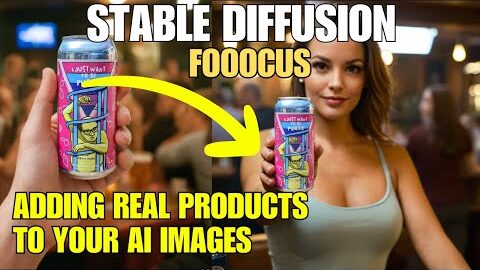Stable Diffusion Fooocus – Thay thế sản phẩm thật vào hình Ai
