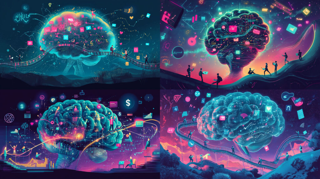 Midjourney - A giant digital brain