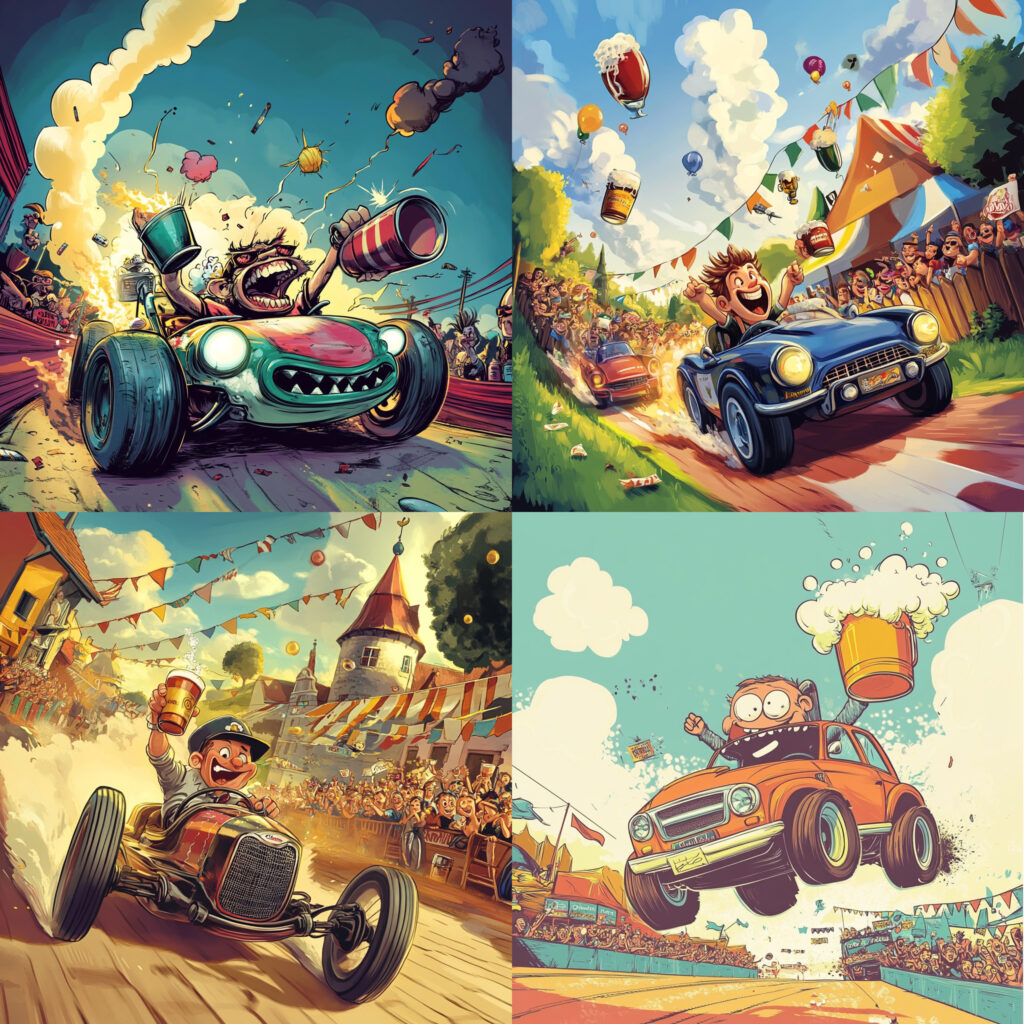 Midjourney - Bìa sách phong cách hoạt hình