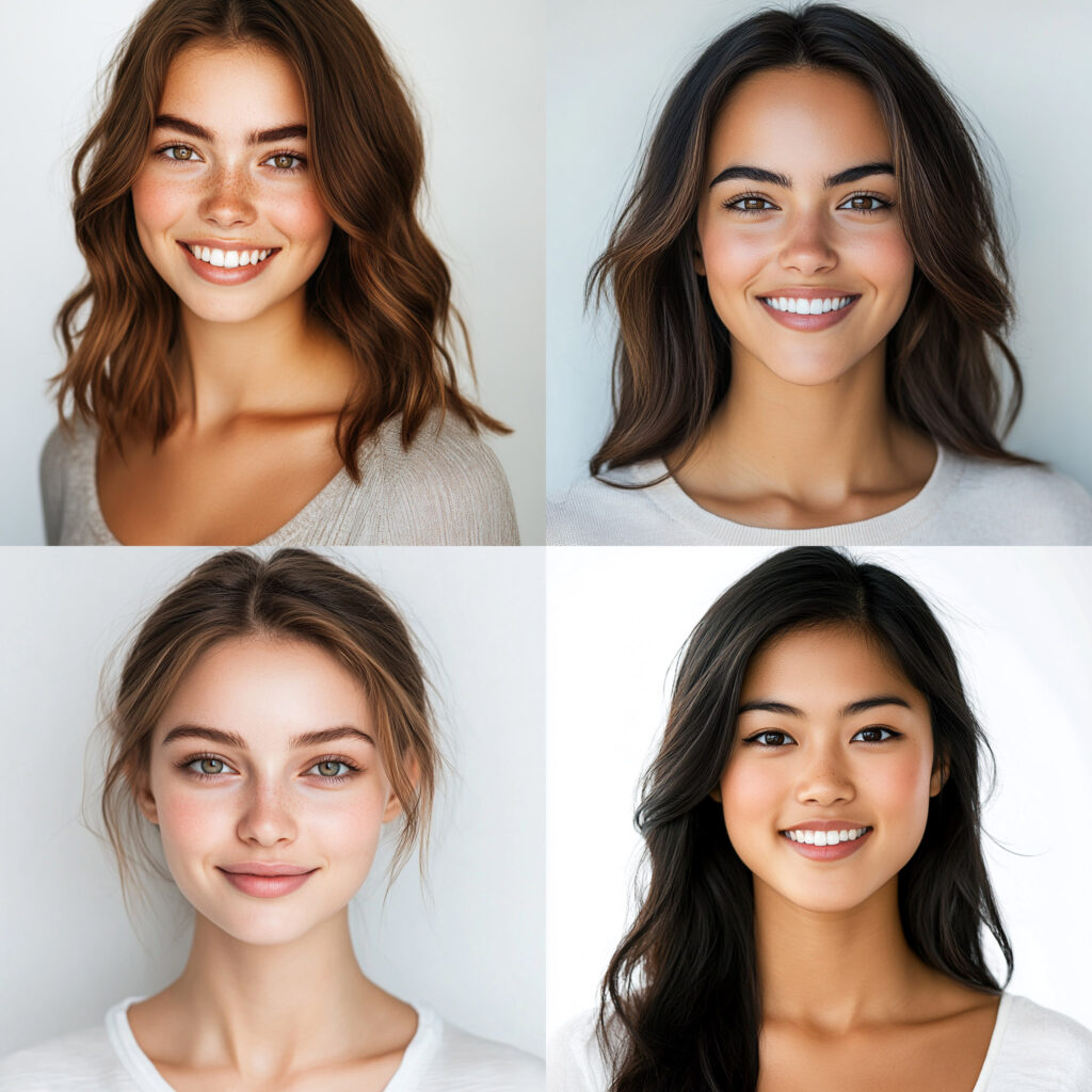 Midjourney - Professional headshot of an attractive young woman