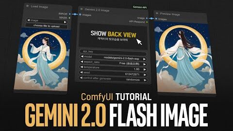 ComfyUI dùng với Note Gemini 2.0 Flash