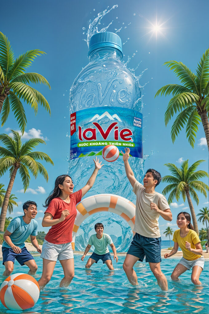 Quy trình thiết kế Key Visual Lavie 2025 với AI